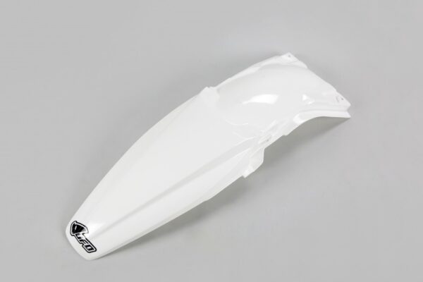 plastique ufo garde boue arrière motocross kawasaki 250 450 kxf 2009 2010 2011 2012 blanc
