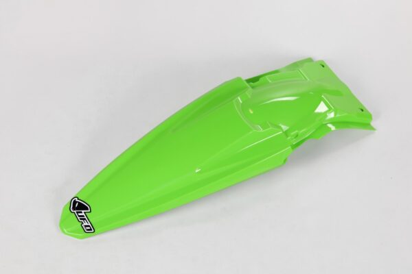 plastique ufo garde boue arriere motocross kawasaki 250 kxf 2017 2018 2019 2020 vert
