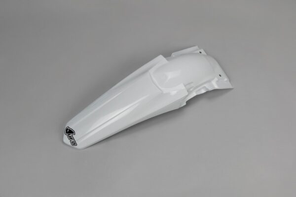 plastique ufo garde boue arrière motocross suzuki 250 rmz 2010 2018 blanc