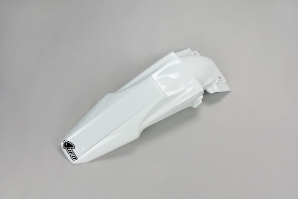 plastique ufo garde boue arrière motocross suzuki 450 rmz 2008 2017 blanc