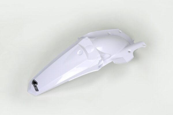 plastique ufo garde boue arrière motocross yamaha 250 450 yzf 2014 2015 2016 2017 2018 blanc