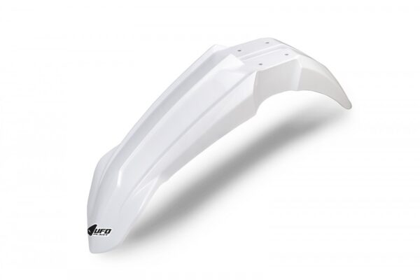 plastique ufo garde boue avant enduro yamaha 250 450 wrf 2020 2021 2022 2023 2024 blanc