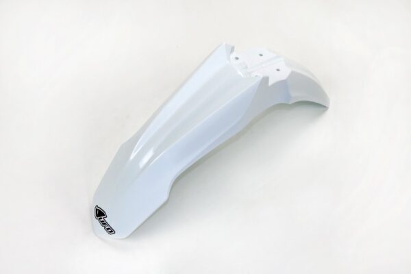 plastique ufo garde boue avant motocross honda 250 450 crf 2013 2014 2015 2016 2017 blanc