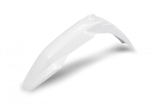 plastique ufo garde boue avant motocross husqvarna 125 250 350 450 tc fc 2023 2024 blanc