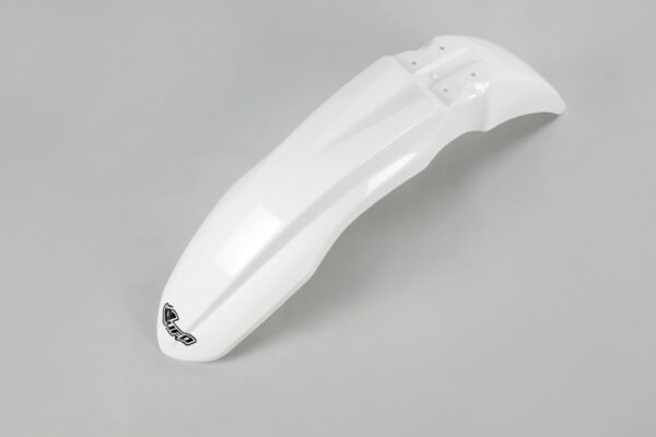 plastique ufo garde boue avant motocross kawasaki 250 450 kxf 2009 2010 2011 2012 blanc