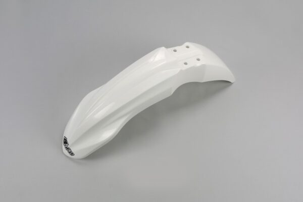 plastique ufo garde boue avant motocross kawasaki 250 450 kxf 2012 2013 2014 2015 2016 blanc