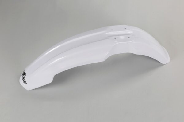 plastique ufo garde boue avant motocross yamaha 125 250 450 yzf yz 2002 2003 2004 2005 2006 2007 2008 2009 2010 2011 2012 2013 2014 blanc