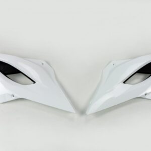 plastique ufo ouie de radiateur enduro husqvarna 125 250 300 350 450 500 te fe 2014 2015 2016 blanc