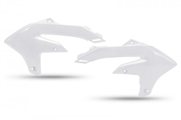plastique ufo ouie de radiateur enduro yamaha 250 450 wrf 2024 2025 blanc