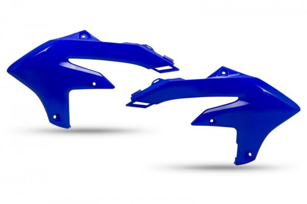 plastique ufo ouie de radiateur enduro yamaha 250 450 wrf 2024 2025 bleu