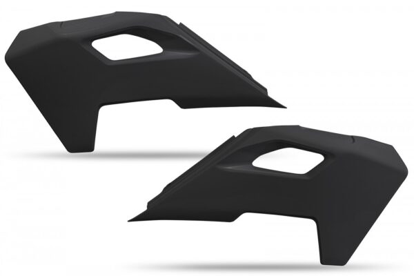 plastique ufo ouie de radiateur motocross husqvarna 125 250 350 450 tc fc 2023 2024 noir