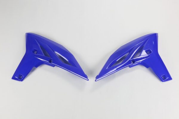plastique ufo ouies de radiateur avant enduro yamaha 450 wrf 2012 2013 2014 2015 bleu