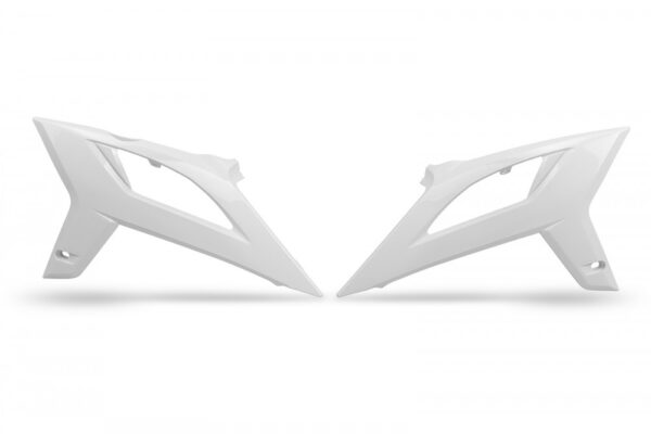 plastique ufo ouies de radiateur enduro beta 125 200 250 300 350 390 430 480 rr rx 2020 2021 2022 blanc