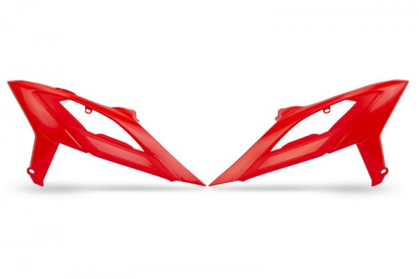 plastique ufo ouies de radiateur enduro beta 125 200 250 300 350 390 430 480 rr rx 2023 2024 rouge