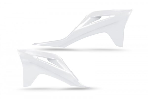 plastique ufo ouies de radiateur enduro gasgas 125 200 250 300 350 450 ec ecf 2021 2022 2023 blanc