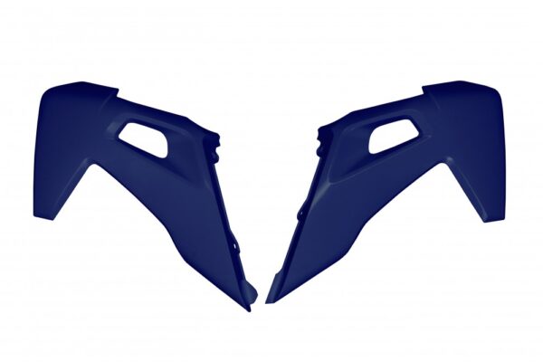 plastique ufo ouies de radiateur enduro husqvarna 125 250 300 350 450 500 te fe 2020 2021 2022 2023 bleu