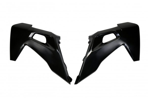plastique ufo ouies de radiateur enduro husqvarna 125 250 300 350 450 500 te fe 2020 2021 2022 2023 noir