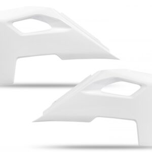 plastique ufo ouies de radiateur enduro husqvarna 125 250 300 350 450 500 te fe 2024 2025 blanc