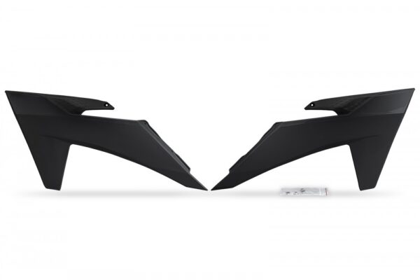 plastique ufo ouies de radiateur enduro ktm 125 250 300 350 450 500 exc excf 2024 2025 noir