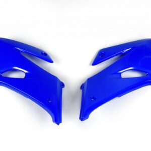 plastique ufo ouies de radiateur enduro yamaha 250 450 wrf 2007 2008 2009 2010 2011 2012 2013 bleu