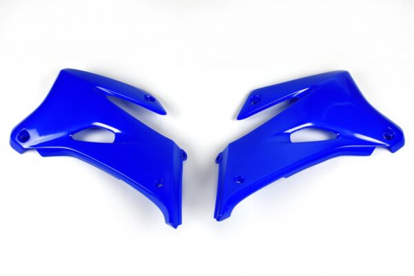 plastique ufo ouies de radiateur enduro yamaha 250 450 wrf 2007 2008 2009 2010 2011 2012 2013 bleu
