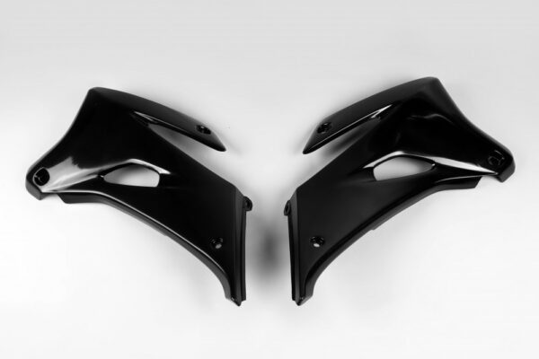 plastique ufo ouies de radiateur enduro yamaha 250 450 wrf 2007 2008 2009 2010 2011 2012 2013 noir