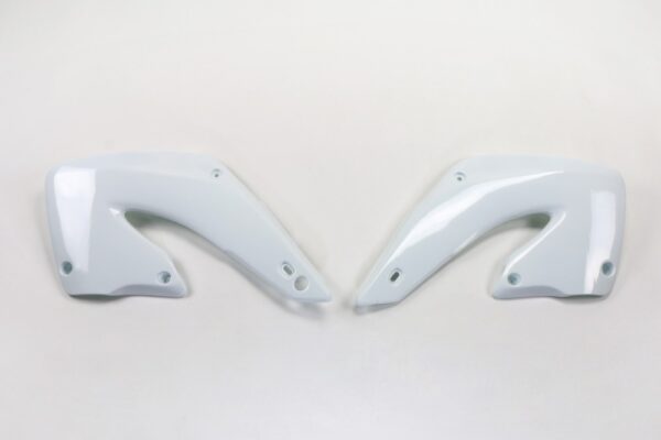 plastique ufo ouies de radiateur motocross honda 125 250 cr 2001 2002 blanc