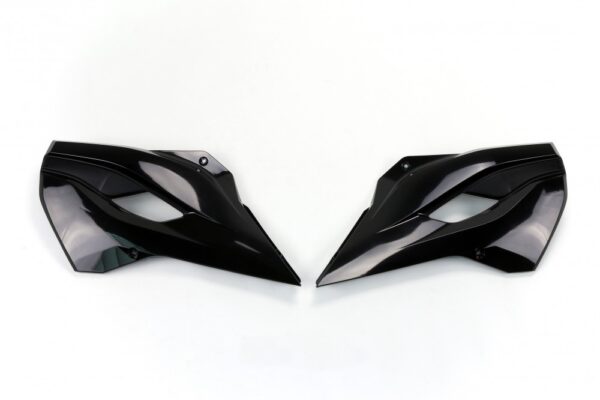 plastique ufo ouies de radiateur motocross husqvarna 125 250 350 450 tc fc 2014 2015 noir