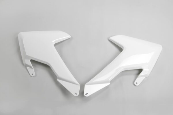 plastique ufo ouies de radiateur motocross husqvarna 125 250 350 450 tc fc 2016 2017 2018 blanc