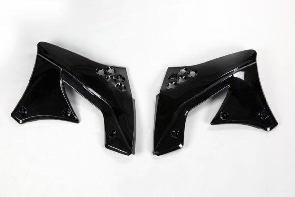 plastique ufo ouies de radiateur motocross kawasaki 250 450 kxf 2009 2010 2011 2012 noir