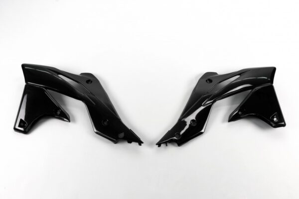 plastique ufo ouies de radiateur motocross kawasaki 250 kxf 2013 2014 2015 2016 noir