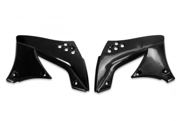 plastique ufo ouies de radiateur motocross kawasaki 450 kxf 2009 2010 2011 noir