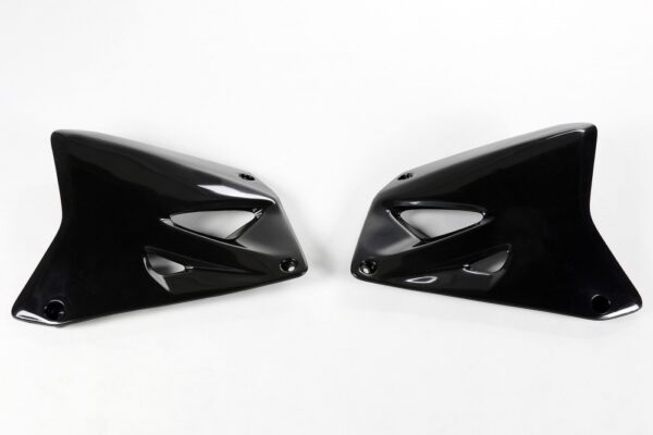 plastique ufo ouies de radiateur motocross suzuki 125 250 rm 2001 2002 2003 2004 2005 2006 2007 2008 2009 2010 2011 2012 noir