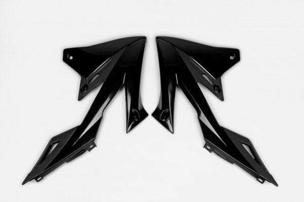 plastique ufo ouies de radiateur motocross suzuki 250 450 rmz 2018 2025 noir