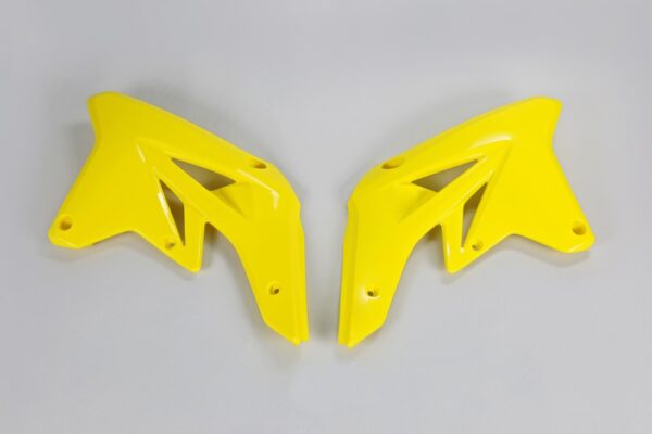 plastique ufo ouies de radiateur motocross suzuki 250 rmz 2007 2008 2009 jaune