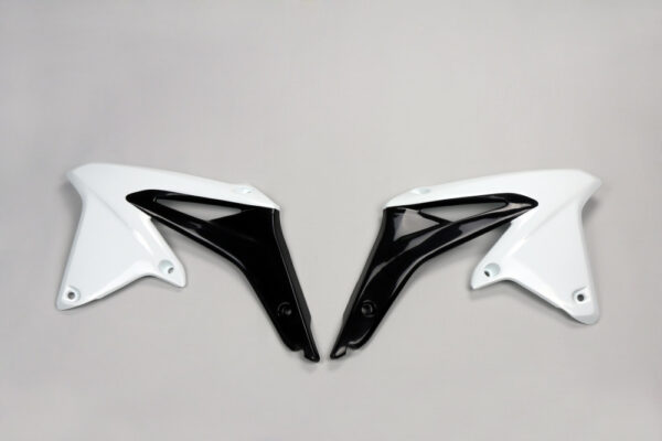 plastique ufo ouies de radiateur motocross suzuki 250 rmz 2008 2017 blanc