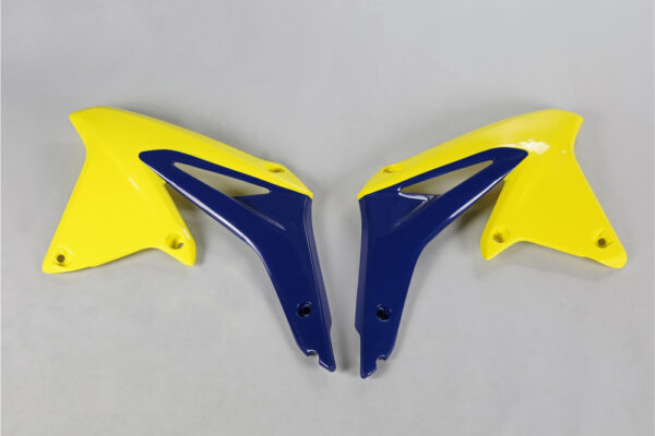 plastique ufo ouies de radiateur motocross suzuki 250 rmz 2008 2017 jaune