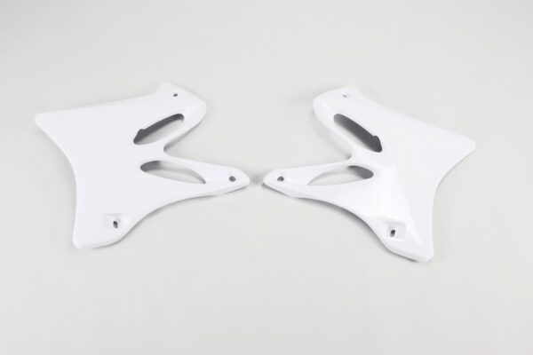 plastique ufo ouies de radiateur motocross yamaha 125 250 yz 2002 2003 2004 2005 2006 2007 2008 2009 2010 2011 2012 2013 2014 blanc