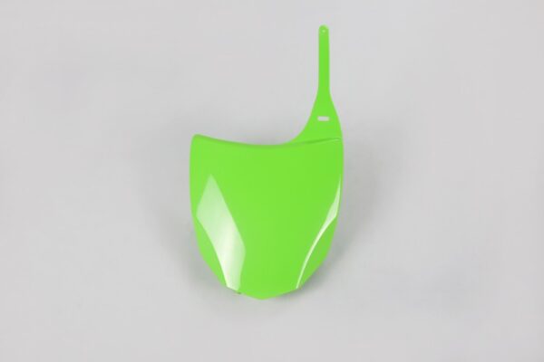 plastique ufo plaque avant motocross kawasaki 250 450 kxf 2009 2010 2011 2012 vert