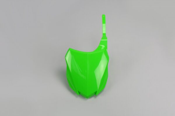 plastique ufo plaque avant motocross kawasaki 250 450 kxf 2012 2013 2014 2015 2016 vert