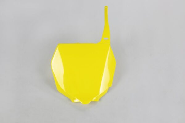 plastique ufo plaque avant motocross suzuki 125 250 450 rm rmz 2001 2002 2003 2004 2005 2006 2007 2008 2009 2010 2011 2012 jaune