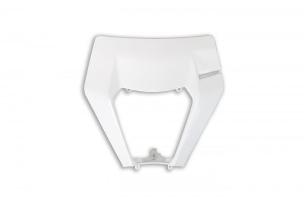 plastique ufo plaque phare enduro ktm 125 250 300 350 450 500 exc excf 2017 2018 2019 blanc