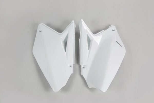 plastique ufo plaques latérale motocross suzuki 250 rmz 2007 2008 2009 blanc