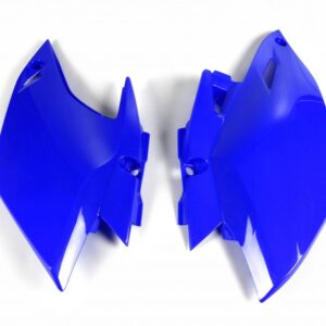 plastique ufo plaques latérales avant enduro yamaha 450 wrf 2012 2013 2014 2015 bleu