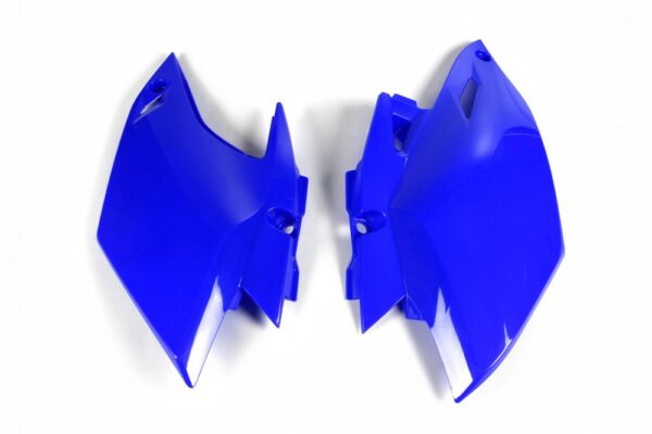 plastique ufo plaques latérales avant enduro yamaha 450 wrf 2012 2013 2014 2015 bleu