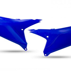 plastique ufo plaques latérales enduro yamaha 250 450 wrf 2024 2025 bleu