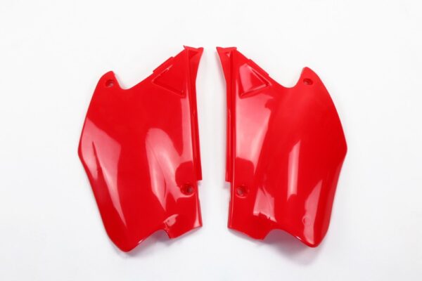 plastique ufo plaques latérales motocross honda 125 250 cr 2001 2002 rouge