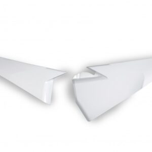 plastique ufo plaques latérales motocross husqvarna 125 250 350 450 tc fc 2019 2020 2021 2022 blanc partie haute