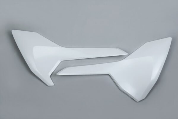 plastique ufo plaques latérales motocross husqvarna 85 tc 2018 2019 2020 2021 2022 2023 2024 blanc
