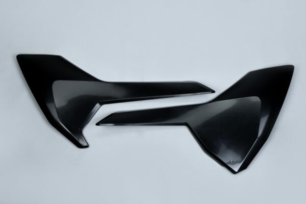 plastique ufo plaques latérales motocross husqvarna 85 tc 2018 2019 2020 2021 2022 2023 2024 noir